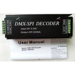 DMX SPI Decoder voor digitale LED strip